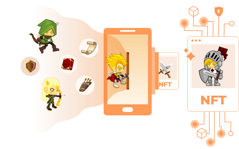 Convert game items to NFT