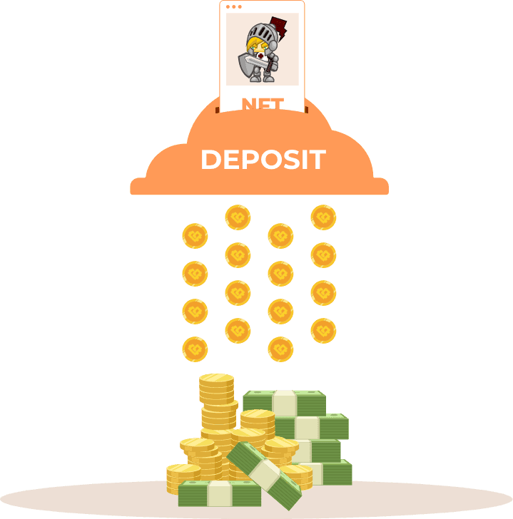 NFT card deposit system